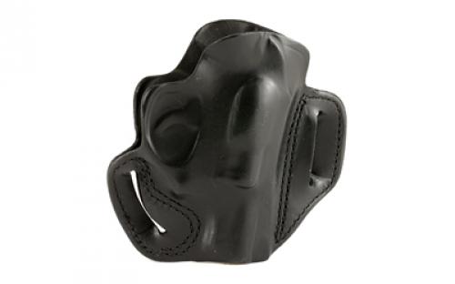 DeSantis Gunhide 002, Speed Scabbard, Belt Holster, 2 Belt Slots, No Tension Screw, Fits 1 7/8 Ruger LCR, LCRX, Right Hand, Black Leather 002BAN3Z0