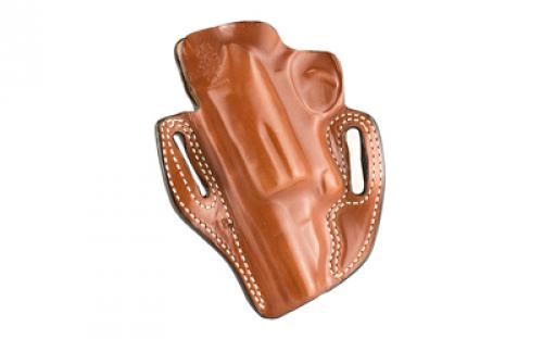 DeSantis Gunhide 002, Speed Scabbard, Belt Holster, 2 Belt Slots, No Tension Screw, Fits 2 3/4" S&W Governor, Right Hand, Tan Leather 002TAV1Z0