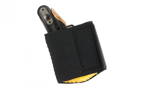 DeSantis Gunhide Die Hard Ankle Holster, Fits S&W Shield, Right Hand, Black Leather 014PCX7Z0