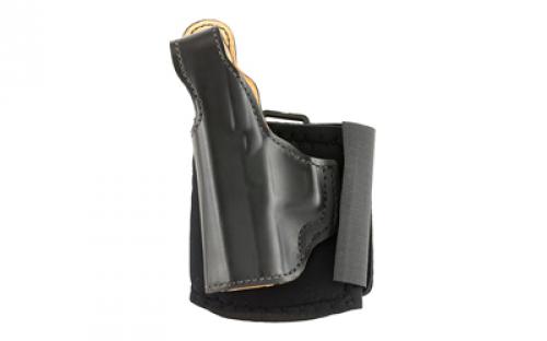 DeSantis Gunhide Die Hard Ankle Holster, Fits Glock 43/43X, Left Hand, Black Leather 014PD8BZ0