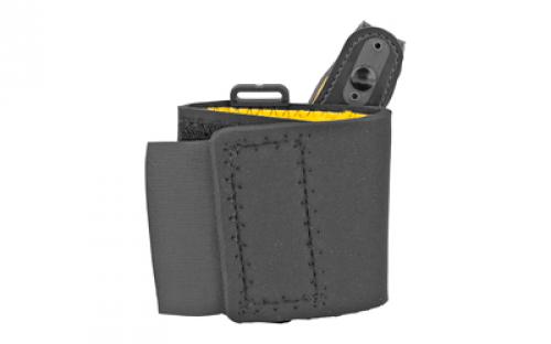 DeSantis Gunhide 014, Die Hard, Ankle Holster, Fits SIG SAUER P365, Left Hand, Black Leather 014PD8JZ0
