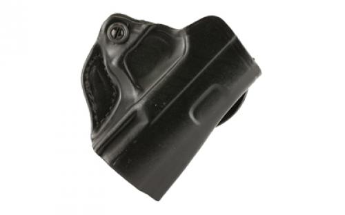DeSantis Gunhide Mini Scabbard Belt Holster, Fits Walther CCP, Right Hand, Leather Material,  Black Finish 019BA2AZ0