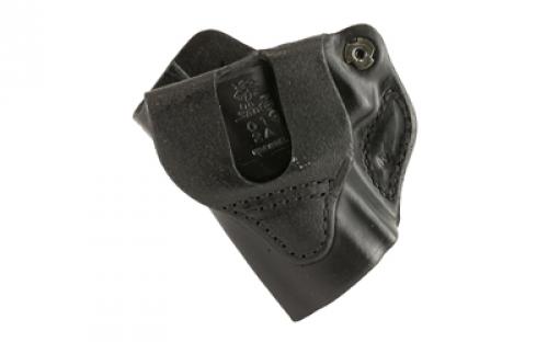 DeSantis Gunhide Mini Scabbard Belt Holster, Fits Walther CCP, Right Hand, Leather Material,  Black Finish 019BA2AZ0