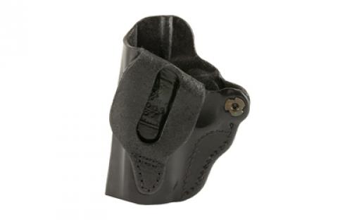 DeSantis Gunhide Mini Scabbard Belt Holster, Fits Sig P938, Right Hand, Black Leather 019BA37Z0