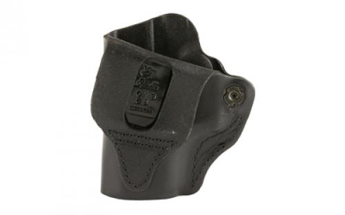 DeSantis Gunhide 0Mini Scabbard Belt Holster, Fits Sig P365, Right Hand, Black Leather 019BA8JZ0