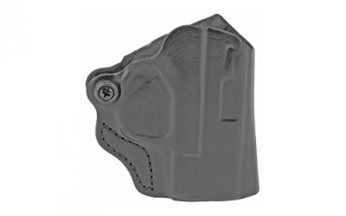 DeSantis Gunhide Mini Scabbard Belt Holster, Fits Springfield Hellcat, Right Hand, Black Leather 019BA9PZ0