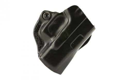 DeSantis Gunhide Mini Scabbard Belt Holster, Fits Glock 26/27/33, Right Hand, Black Leather 019BAE1Z0