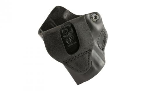 DeSantis Gunhide Mini Scabbard Belt Holster, Fits Glock 26/30, Right Hand, Black Leather 019BAE8Z0