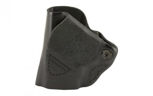 DeSantis Gunhide Mini Scabbard Belt Holster, Fits S&W .380 Bodyguard With Laser, Right Hand, Black Leather 019BAU7Z0