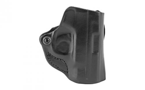 DeSantis Gunhide Mini Scabbard Belt Holster, Fits S&W Shield Right, Hand, Black Leather 019BAX7Z0