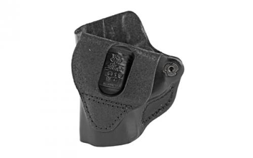 DeSantis Gunhide Mini Scabbard Belt Holster, Fits S&W Shield Right, Hand, Black Leather 019BAX7Z0