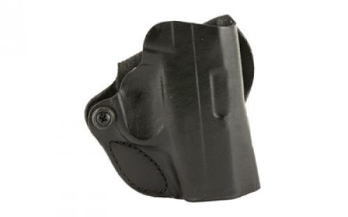DeSantis Gunhide Mini Scabbard Belt Holster, Fits SCCY CPX 1 & 2, Right Hand, Leather Material,  Black Finish 019BAY6Z0