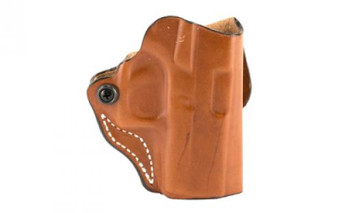 DeSantis Gunhide Mini Scabbard Belt Holster, Fits Glock 43/43X, Right Hand, Tan Leather 019TA8BZ0