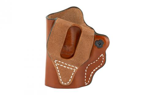 DeSantis Gunhide 019, Mini Scabbard, Belt Holster, Fits SIG SAUER P365, Right Hand, Tan Leather 019TA8JZ0