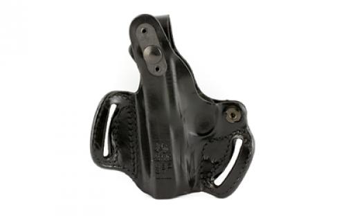 DeSantis Gunhide Thumb Break Mini Slide Belt Holster, Fits Sig P938, Right Hand, Leather Material, Black Finish 085BA37Z0