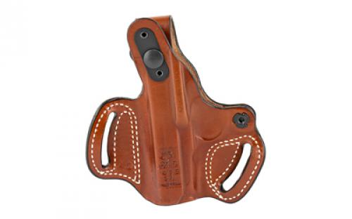 DeSantis Gunhide 085, Thumb Break Mini Slide, Belt Holster, Fits SIG P938, Right Hand, Tan Leather 085TA37Z0