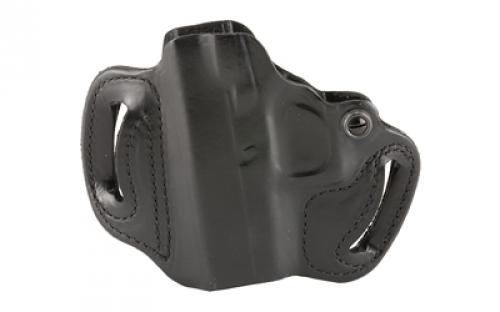 DeSantis Gunhide Mini Slide Belt Holster, Fits Glock 43/43X/48, Left Hand, Black Leather 086BB8BZ0