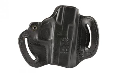 DeSantis Gunhide Mini Slide Belt Holster, Fits Glock 43/43X/48, Left Hand, Black Leather 086BB8BZ0