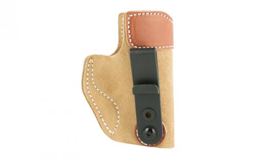 DeSantis Gunhide Sof-Tuck Inside The Pant Holster, Fits Glock 43/43X, Kahr PM9/40, Right Hand, Tan Leather 106NAD6Z0