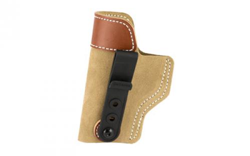 DeSantis Gunhide Sof-Tuck Inside The Pant Holster, Fits Glock 19/19x/23/36/45, Right Hand, Tan Leather 106NBB6Z0