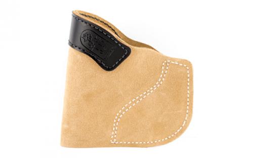 DeSantis Gunhide Pocket-Tuk Pocket Holster, Fits J-Frame 2.25, Bodyguard .38, Ruger LCR, Right Hand, Tan Leather 111NA02Z0