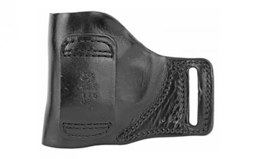 DeSantis Gunhide E-GAT Slide Belt Holster, Fits J-Frame 2.25", Bodyguard .38, Ruger LCR, Right Hand, Black Leather 115BA02Z0