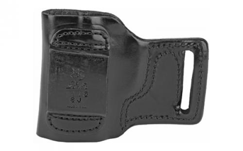 DeSantis Gunhide 115, E-GAT Slide, Belt Holster, Fits SIG SAUER P365, Right Hand, Black Leather 115BA8JZ0