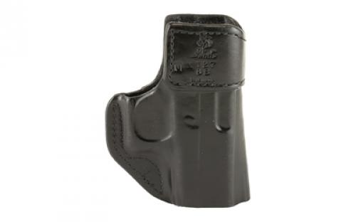 DeSantis Gunhide Inside Heat Inside the Pant, Fits Glock 43, Left Hand, Black Leather 127BB8BZ0