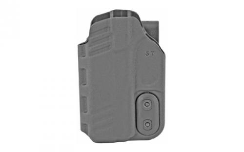 DeSantis Gunhide 137, Slim-Tuk, Inside Waistband Holster, Ambidextrous, Black, Fits Glock 43/43x MOS With or Without Red Dot, Kydex 137KJ3TZ0