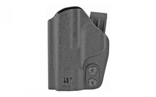 DeSantis Gunhide Slim-Tuk Inside the Pants Holster, Fits S&W M&P45 Shield, Ambidextrous, Black Kydex 137KJ5EZ0