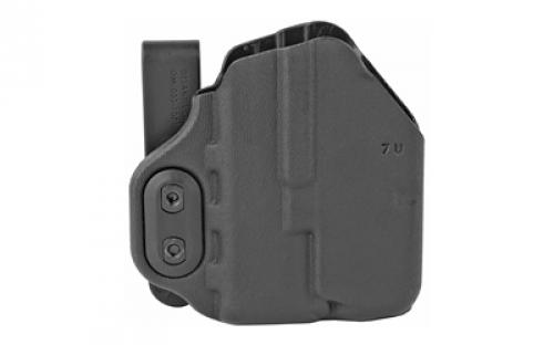 DeSantis Gunhide 137, Slim-Tuk, Inside Waistband Holster, Ambidextrous, Black, Fits Springfield Hellcat with TLR-6, Kydex 137KJ7UZ0