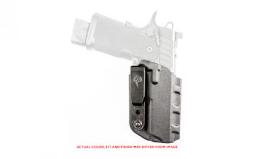 DeSantis Gunhide Slim-Tuk, Belt Holster, Fits Springfield Prodigy 4.25, Kydex, Ambidextrous, Black 137KJ7WZ0