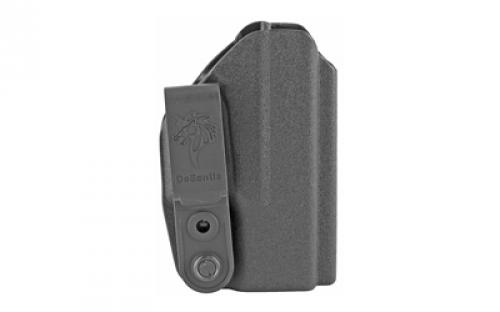 DeSantis Gunhide Slim-Tuk Inside the Pants Holster, Fits Glock 26/27/33, Ambidextrous, Black Kydex 137KJE1Z0