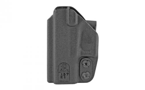 DeSantis Gunhide Slim-Tuk Inside the Pants Holster, Fits Glock 26/27/33, Ambidextrous, Black Kydex 137KJE1Z0
