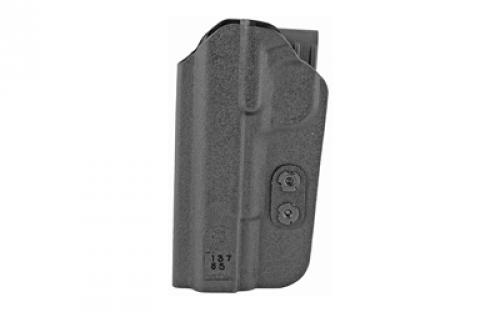 DeSantis Gunhide Slim-Tuk Inside the Pants Holster, Fits 1911 with 4.25"-5" Barrel with or without Rail, Ambidextrous, Black Kydex 137KJF9Z0