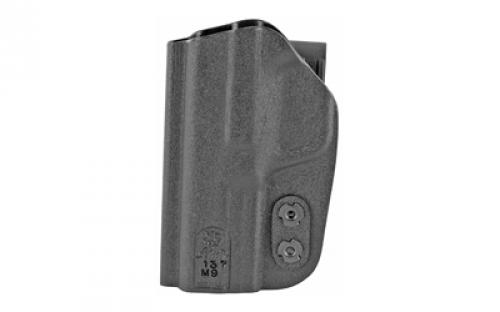 DeSantis Gunhide Slim-Tuk Inside the Pants Holster, Fits S&W M&P 9/40 Compact & Fullsize, Ambidextrous, Black Kydex 137KJM9Z0