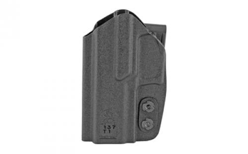 DeSantis Gunhide Slim-Tuk Inside the Pants Holster, Ambidextrous, Fits SIG P250C/P320C, Kydex, Black 137KJT1Z0