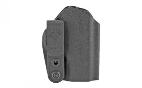 DeSantis Gunhide Slim-Tuk Inside the Pants Holster, Fits S&W M&P Shield, Ambidextrous, Black Kydex 137KJX7Z0