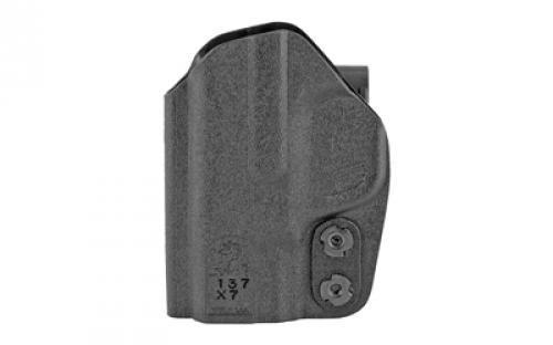DeSantis Gunhide Slim-Tuk Inside the Pants Holster, Fits S&W M&P Shield, Ambidextrous, Black Kydex 137KJX7Z0