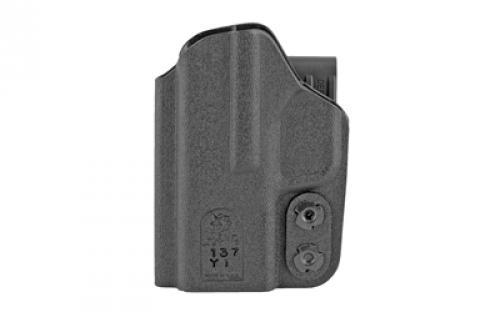 DeSantis Gunhide Slim-Tuk Inside the Pants Holster, Fits Springfield XDS, Ambidextrous, Black Kydex 137KJY1Z0