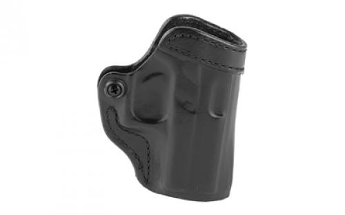 DeSantis Gunhide 155 Criss-Cross, Belt Holster, Right Hand, Black Leather, Fits Glock 42 155BAY8Z0