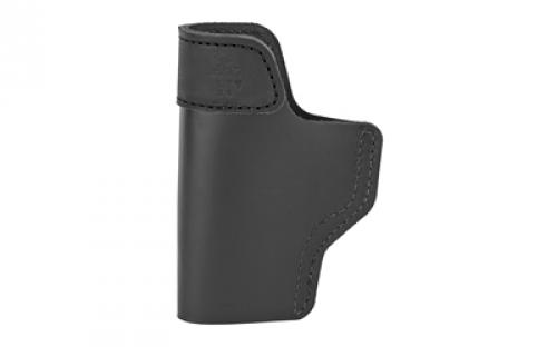 DeSantis Gunhide 179, Sof-Tuck 2.0 Inside Waistband Holster, Fits Glock 19/19 Gen 5/23/32/36/19X, Taurus PT24/7, S/A XD9/40 4, XDM3.8, Sig P225/P228/P229/P239/P220 Carry/P225-A1, Walther P99, Creed, Right Hand, Black Suede Leather 179BAB6Z0