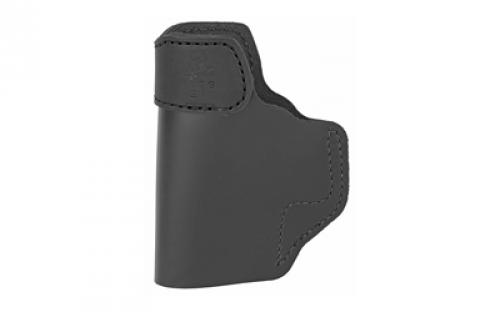 DeSantis Gunhide 179, Sof-Tuck 2.0 Inside Waistband Holster, Fits Glock 26/27/33, S/A XDS 3.3, Walther PPS/PPS M2/PK380, S&W M&P CPT 9/40, CZ 2075RAMI, Taurus PT111/PT140 G2 MIL, Right Hand, Black Suede Leather 179BAE1Z0