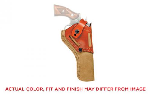 DeSantis Gunhide Wild Hog, OWB Holster, Ambidextrous, Natural Leather, Fits Heritage Rough Rider 6.5, Leather Construction 189NJ3UZ0