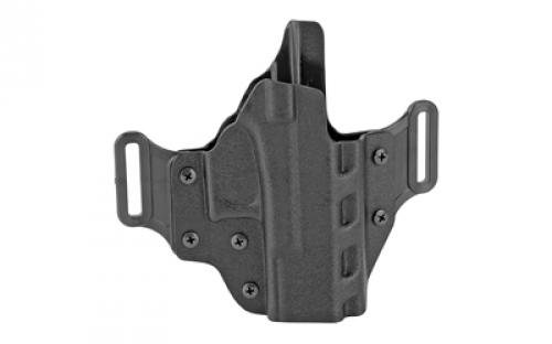 DeSantis Gunhide #195, Veiled Partner OWB Belt Holster, Fits Glock 19, 19 GEN 5, 19X, 45, 23, 32, With or Without Reflex Sights, Right Hand, Black 195KA1LZ0