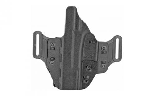 DeSantis Gunhide #195, Veiled Partner OWB Belt Holster, Fits Glock 19, 19 GEN 5, 19X, 45, 23, 32, With or Without Reflex Sights, Right Hand, Black 195KA1LZ0