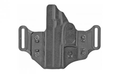 DeSantis Gunhide #195, Veiled Partner OWB Belt Holster, Fits Glock 43, 43X, 43X MOS, With or Without Red Dot Sight, Right Hand, Black 195KA3TZ0