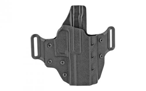 DeSantis Gunhide #195, Veiled Partner OWB Belt Holster, Fits Sig P320C and P250C With or Without Romeo1 Reflex Sight, Right Hand, Black 195KA8HZ0