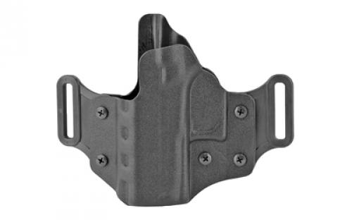 DeSantis Gunhide #195, Veiled Partner OWB Belt Holster, Fits Glock 43, 43X, 43X MOS, With or Without Red Dot Sight, Left Hand, Black 195KB3TZ0