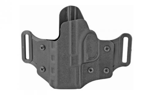 DeSantis Gunhide #195, Veiled Partner OWB Belt Holster, Fits Hellcat and Hellcat OSP, Left Hand, Black 195KB6RZ0
